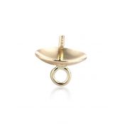 14K Yellow Gold Cup&Peg W/Ring 6mm (96906-0200-000)