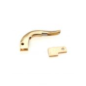 18K Yellow Gold Leverback 2 Parts