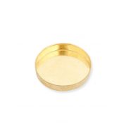 Yellow Gold Filled Bezel Cup 16mm