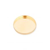 Yellow Gold Filled Bezel Cup 30mm