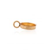 Yellow Gold Filled Bezel Cup +Ring 7mm