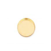 Yellow Gold Filled Low Bezel Cup 12/16mm