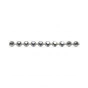 925 Sterling Silver Diamond Cut Bead Chain 1mm