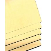 9K Yellow Gold Half Hard Sheet (Thickness: 0.15mm - 1mm)
