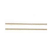 Yellow Gold-Filled Beaded Ball Chain 1.0mm