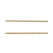 Yellow Gold Filled 0.75mm Wheat Chain