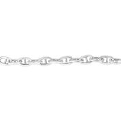 925 Sterling Silver Mariner Anchor Chain 5x7mm