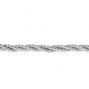 925 Sterling Silver Twisted Loose Rope Chain 2.5mm