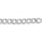 925 Sterling Silver Curb Chain 7.7X10.8mm