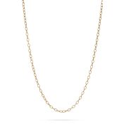Yellow Gold Filled Oval Rolo Chain 0.6X3X4mm