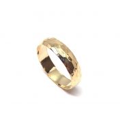 Yellow Gold Filled Gallery Strip Fashion Ring