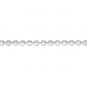925 Sterling Silver Diamond Cut Ball Bead Chain 1.2mm
