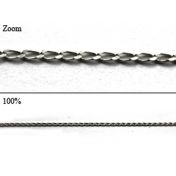 925 Sterling Silver Oval Link Chain 1.2/0.55mm