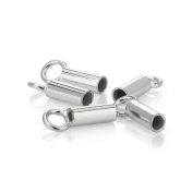 925 Sterling Silver End Caps 2.1mm