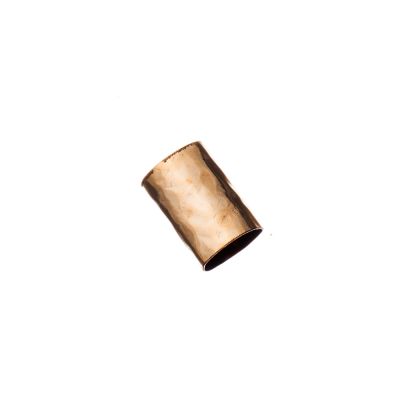 Yellow Gold Filled Hammered Tube 7/10mm