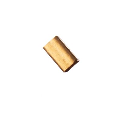 Rose Gold Filled Hammered Square Tube 5/10mm