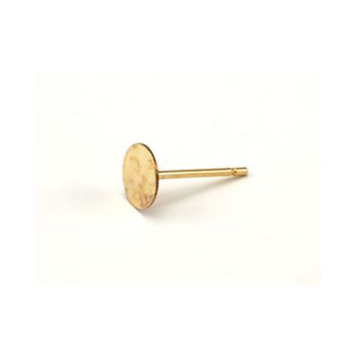 Yellow Gold Filled Disc Earring 6mm
