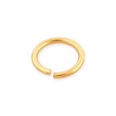 14K Yellow Gold Open Jump Ring 0.9/5.5mm