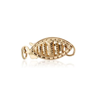 14K Yellow Gold Filigree Pearl Clasp (064Cpl00000075)
