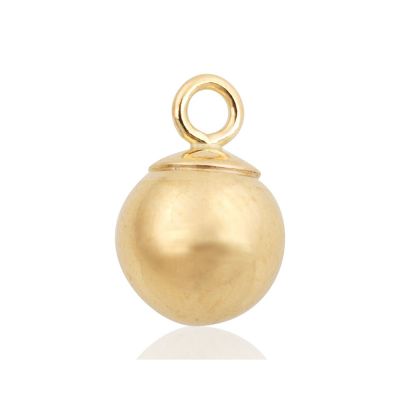Yellow Gold Filled Ball Pendant 6mm