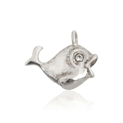 925 Sterling Silver Fish Pendant