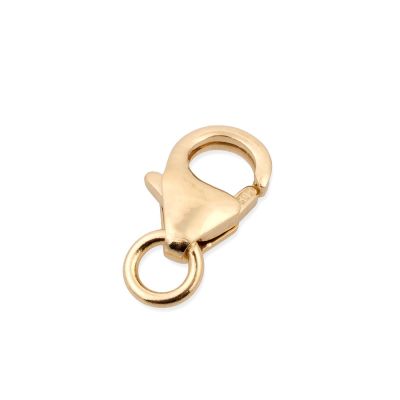 14K Yellow Gold 8mm Trigger Clasp W/open ring