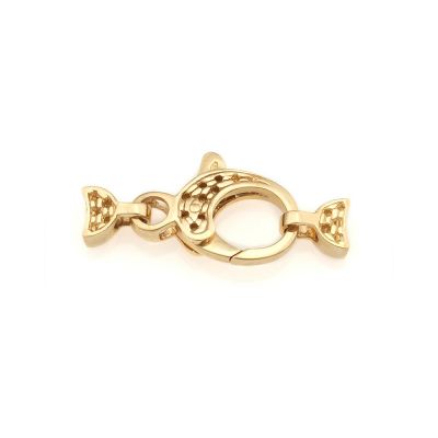 18K Yellow Gold Large Lobster Clasp 19mm