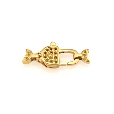 18K Yellow Gold Large Size Lobster Clasp 18mm