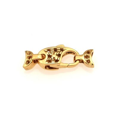 18K Yellow Gold Medium Size Lobster Clasp 13mm