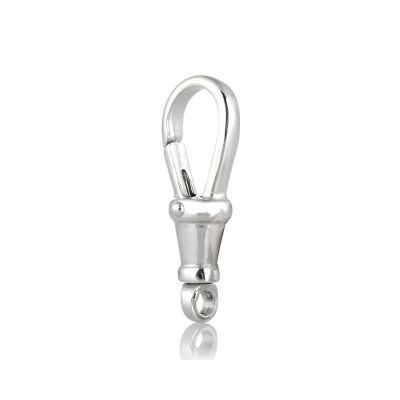 18K White Gold Carabine Clasp 22mm