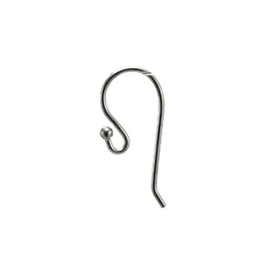 925 Sterling Silver Small Ear Wire +Ball