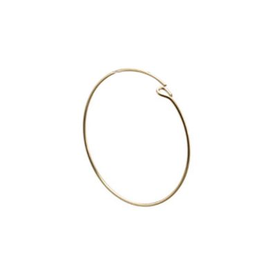Yellow Gold Filled Hoop Wire Earring 32mm 