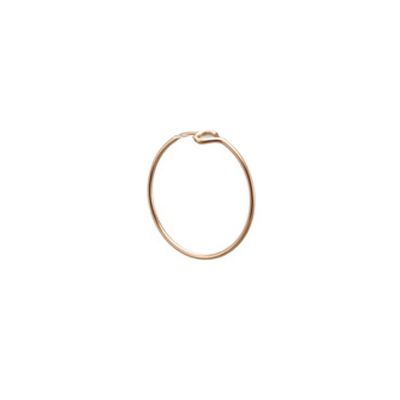 Yellow Gold Filled Hoop Wire Earring 16mm 