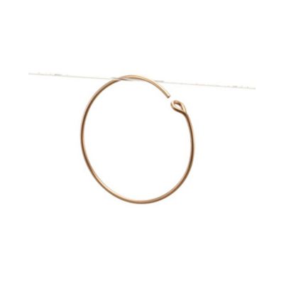 Rose Gold Filled Hoop Wire Earring 21mm 