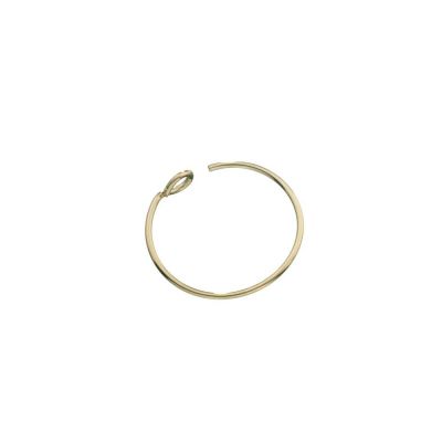 Yellow Gold Filled Hoop Wire Earring 13mm 