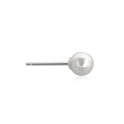 925 Sterling Silver Ball Earring 5mm