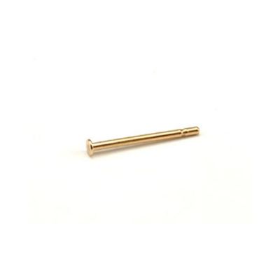 Yellow Gold Filled 0.8mm * 12mm Single Notch Post with Pad