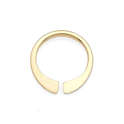 18K Yellow Gold Ring Shank Size 6