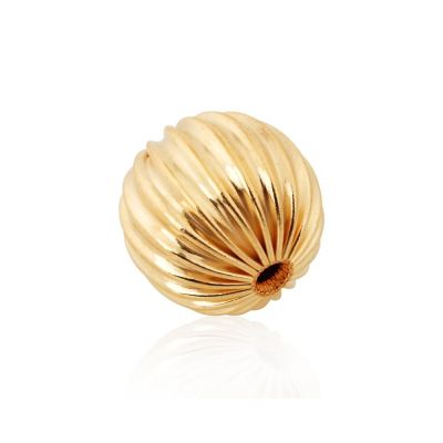Gold Filled Corrugated Bead 11mm
