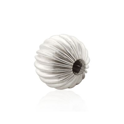 925 Sterling Silver Corrugated Bead 7mm