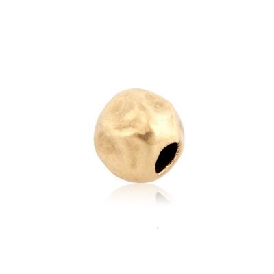 Yellow Gold Filled Hammered Bead 7mm