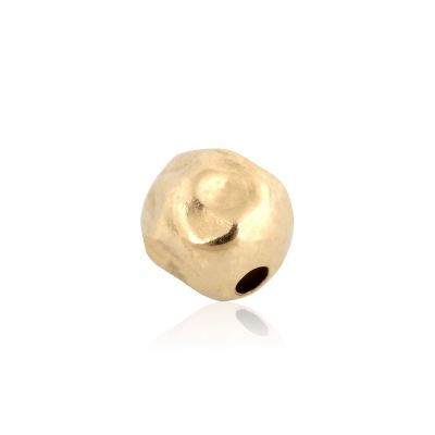 Yellow Gold Filled Hammered Bead 8mm