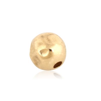 Yellow Gold Filled Hammered Bead 9mm