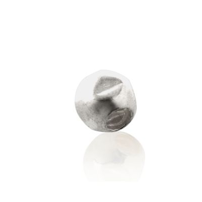925 Sterling Silver Hammered Bead 3mm