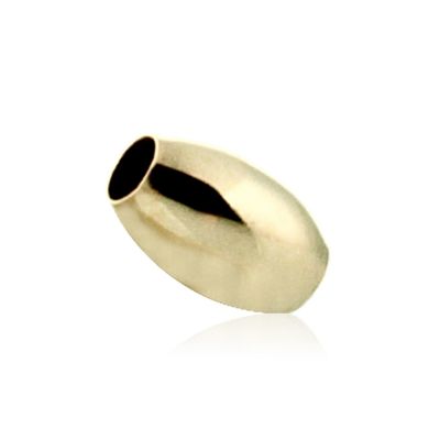 14K Yellow Gold Oval Bead 5X3mm (064Bor11100000)