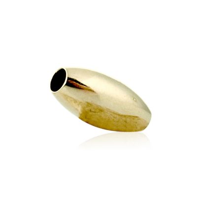 14K Yellow Gold Oval Bead 3X6.5mm (064Bor11300000)