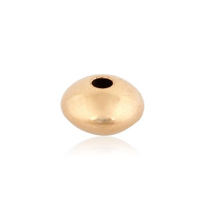 Yellow Gold Filled Flat Bead 7mm