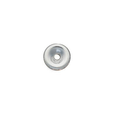 925 Sterling Silver Roundel Bead 8mm