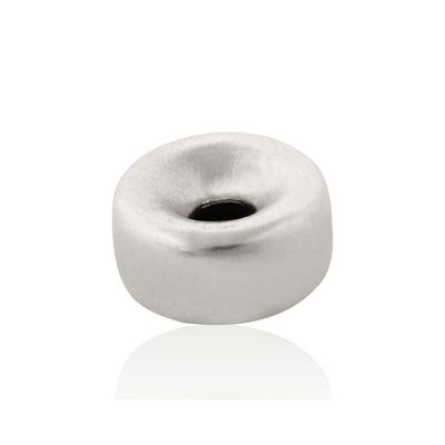 925 Sterling Silver Roundel Bead 9mm