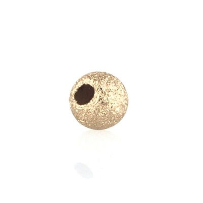 18K Yellow Gold Laser Finish Bead 5mm (067Bdz77500000)